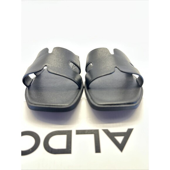 ALDO IT Sandal Black Slide In SZ 7.5 Women New in Box - Picture 7 of 9